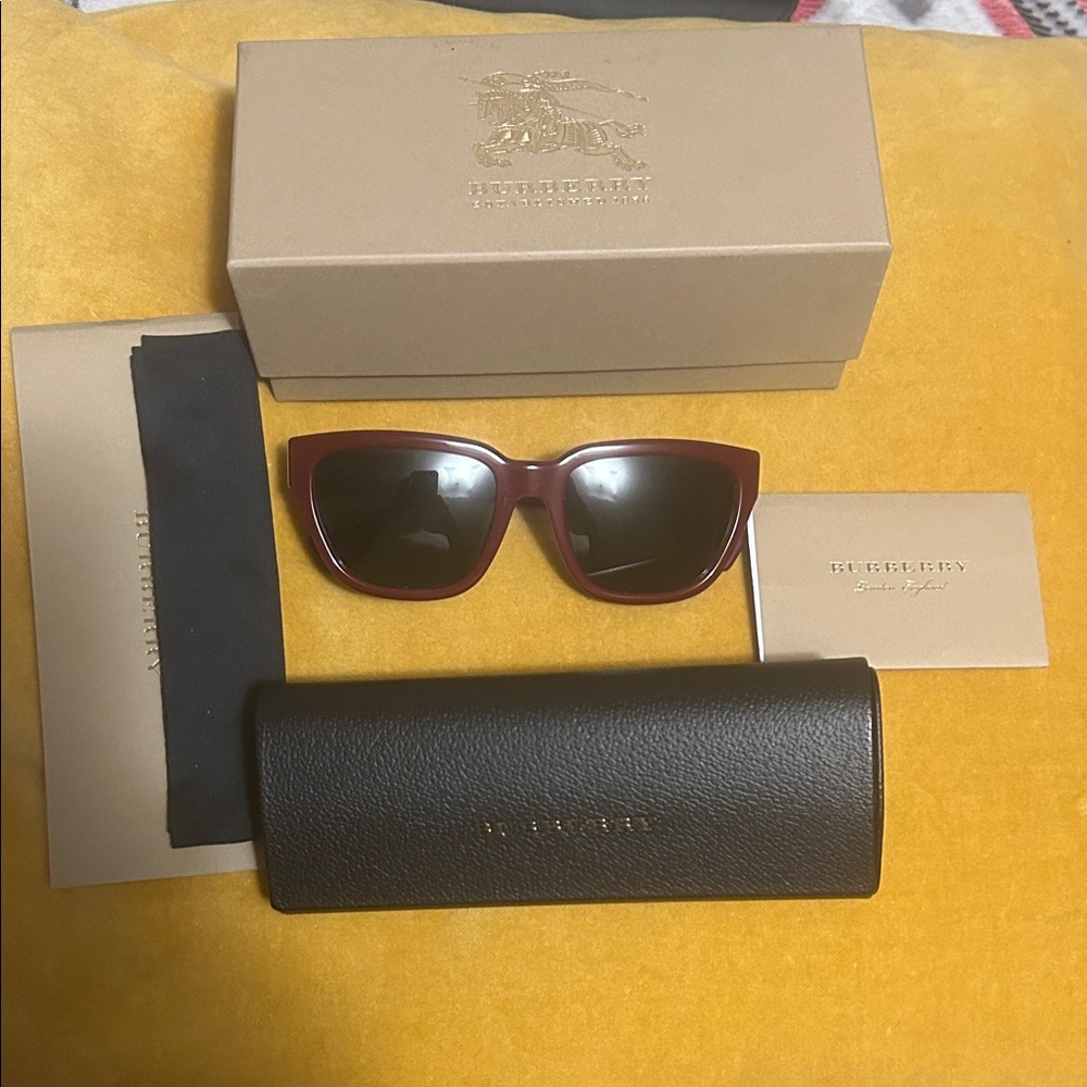 Burberry Burgundy Sunglasses